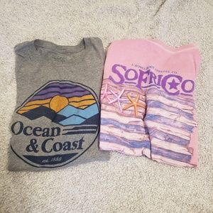 EUC SFC AND OCEAN & COAST SHIRTS. SIZE SMALL!